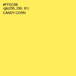 #FFEC5B - Candy Corn Color Image